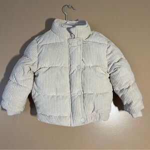 Cozy Cream Kids Puffer Jacket 2t